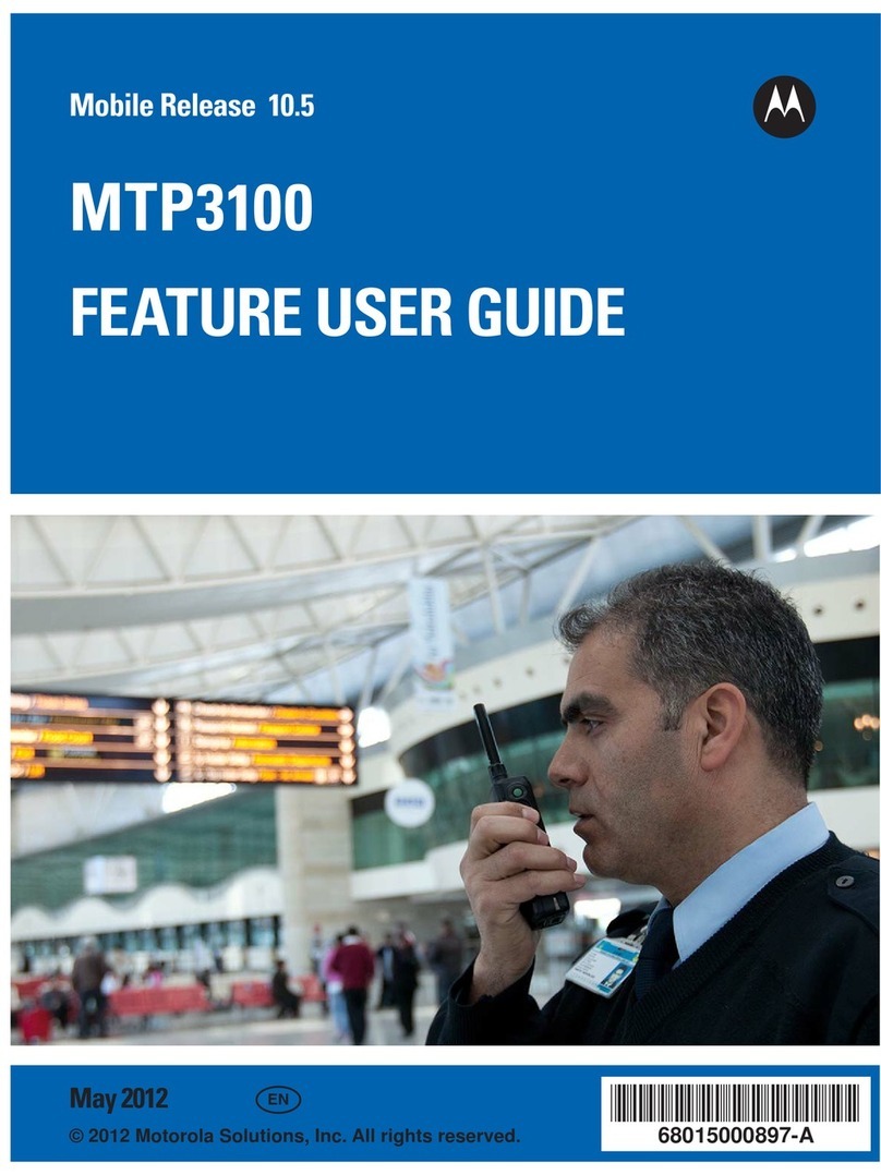 Motorola MTP3100 User manual