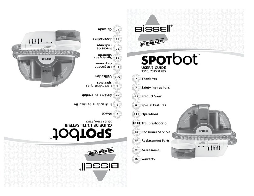 Bissell SPOTBOT 33N8 SERIES user guide