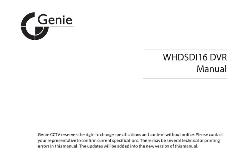 Genie WHDSDI16 user manual