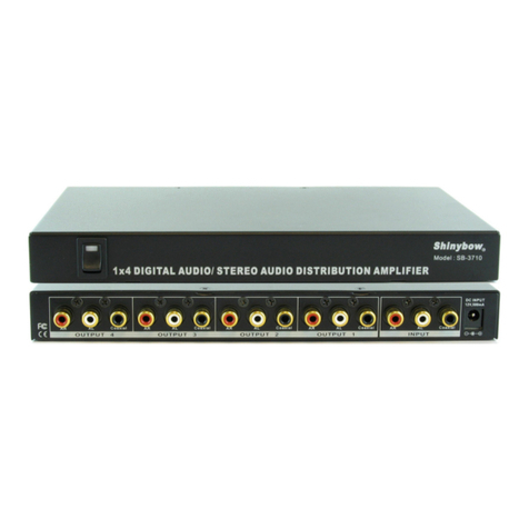 Shinybow USA SB-3710 User manual