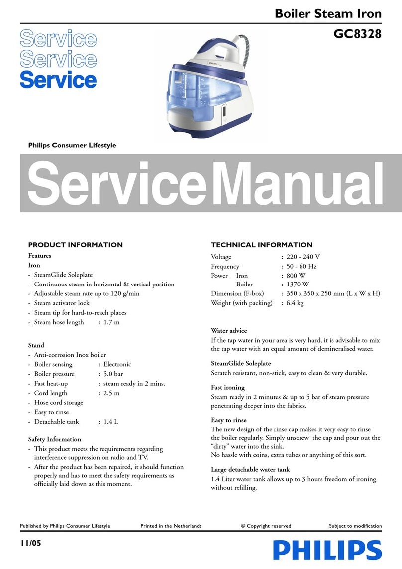 Philips EasyCare GC8328 Service manual