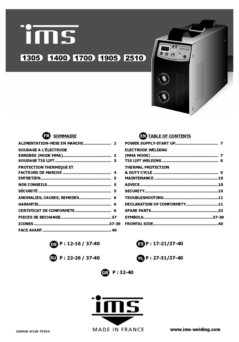 IMS 1305 owner's manual