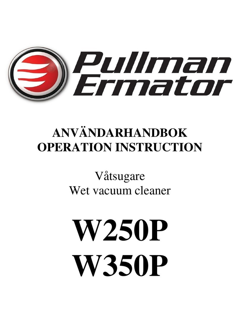 pullman Ermator W250P operation instruction