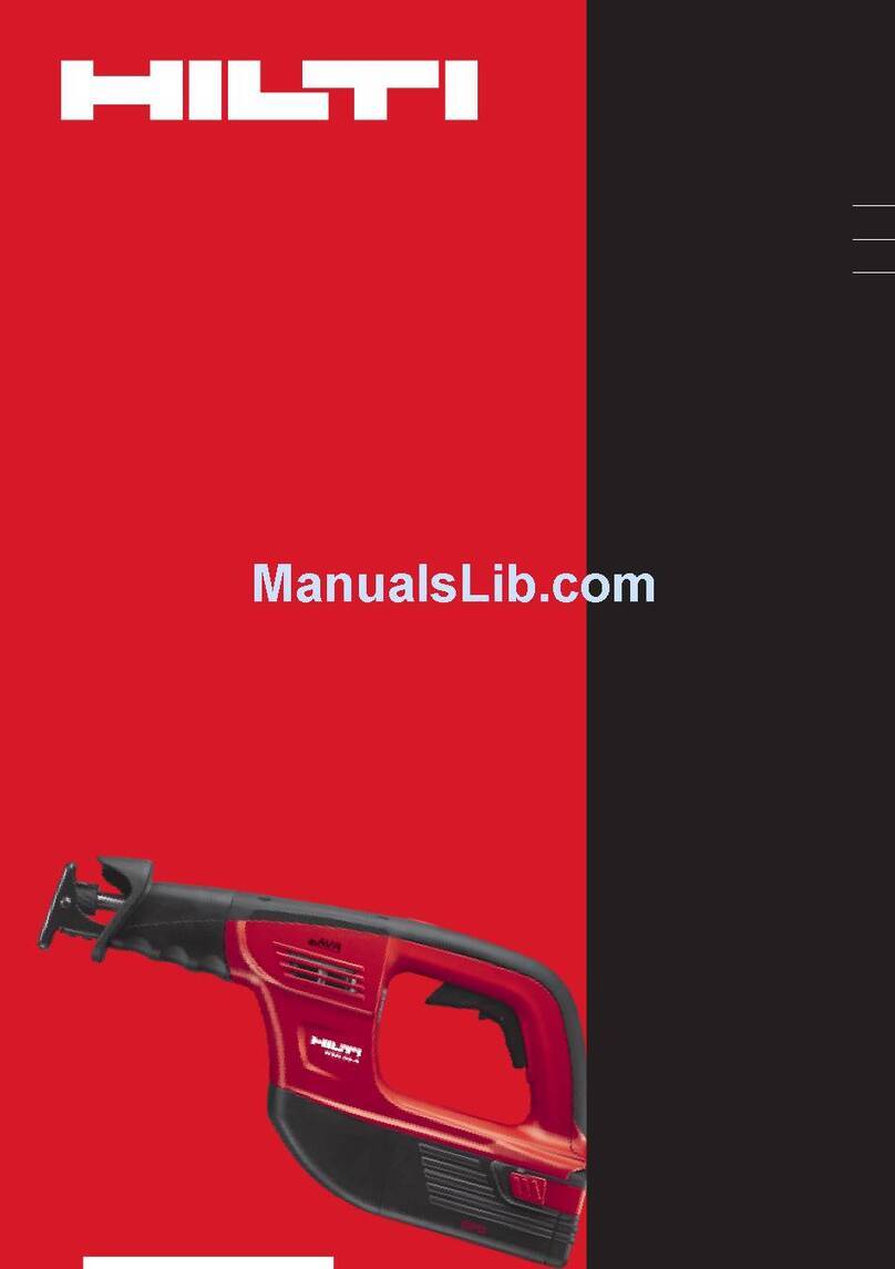 Hilti WSR 36-A User manual