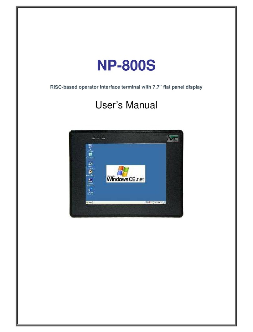 IVC Displays NP-800S user manual