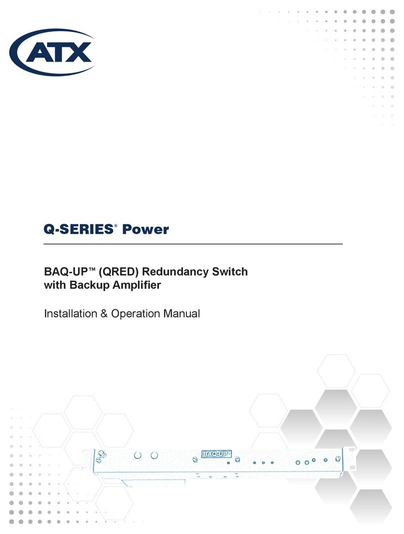 ATX Q-Series Power BAQ-UP Installation & operation manual