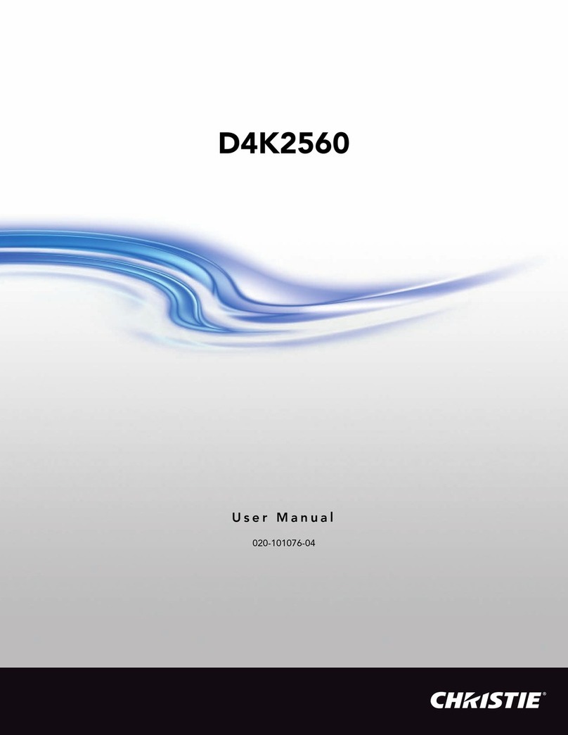 Christie D4K2560 User manual