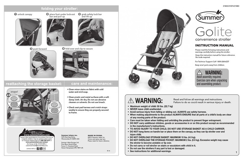 Summer Golite instruction manual