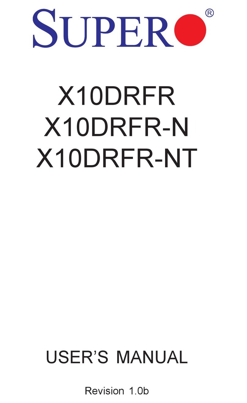 Supero X10DRFR user manual