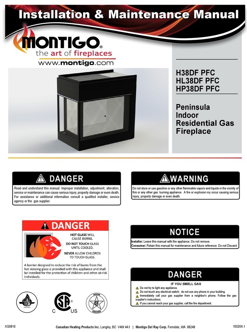 Montigo H38DF PFC Installation & maintenance manual