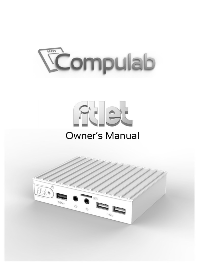 CompuLab fitlet owner's manual