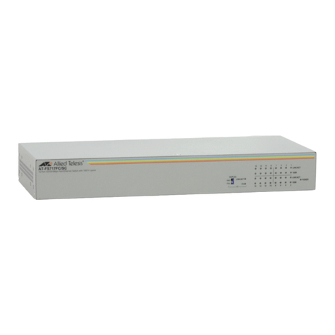 Allied Telesis AT-FS717FC Series User manual