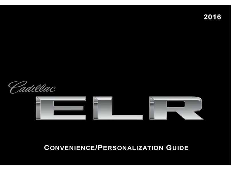 Cadillac 2016 ELR User manual