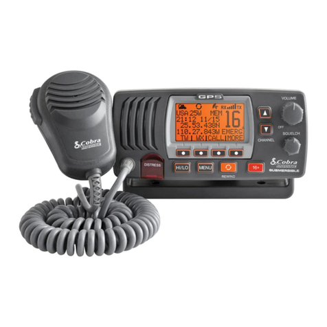 Cobra MR F77W GPS owner's manual