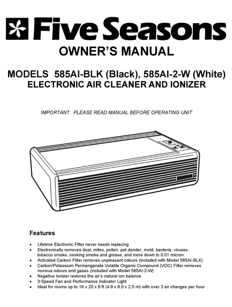 Five Seasons 585AI-BLK User manual