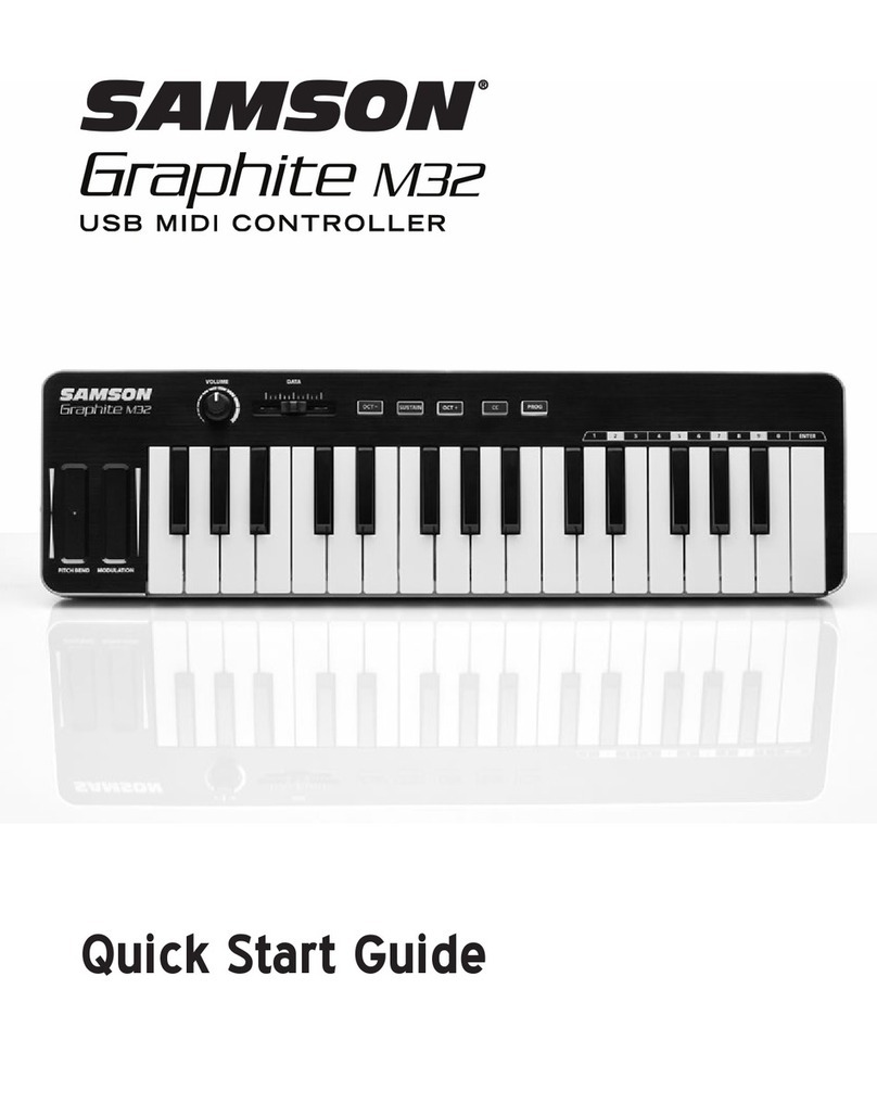 Samson GRAPHITE M32 quick start guide