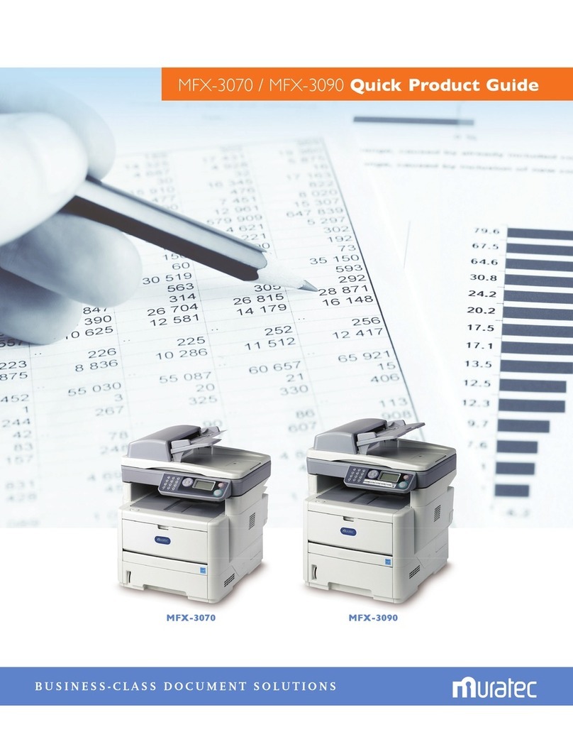 Muratec MFX-3070 User manual