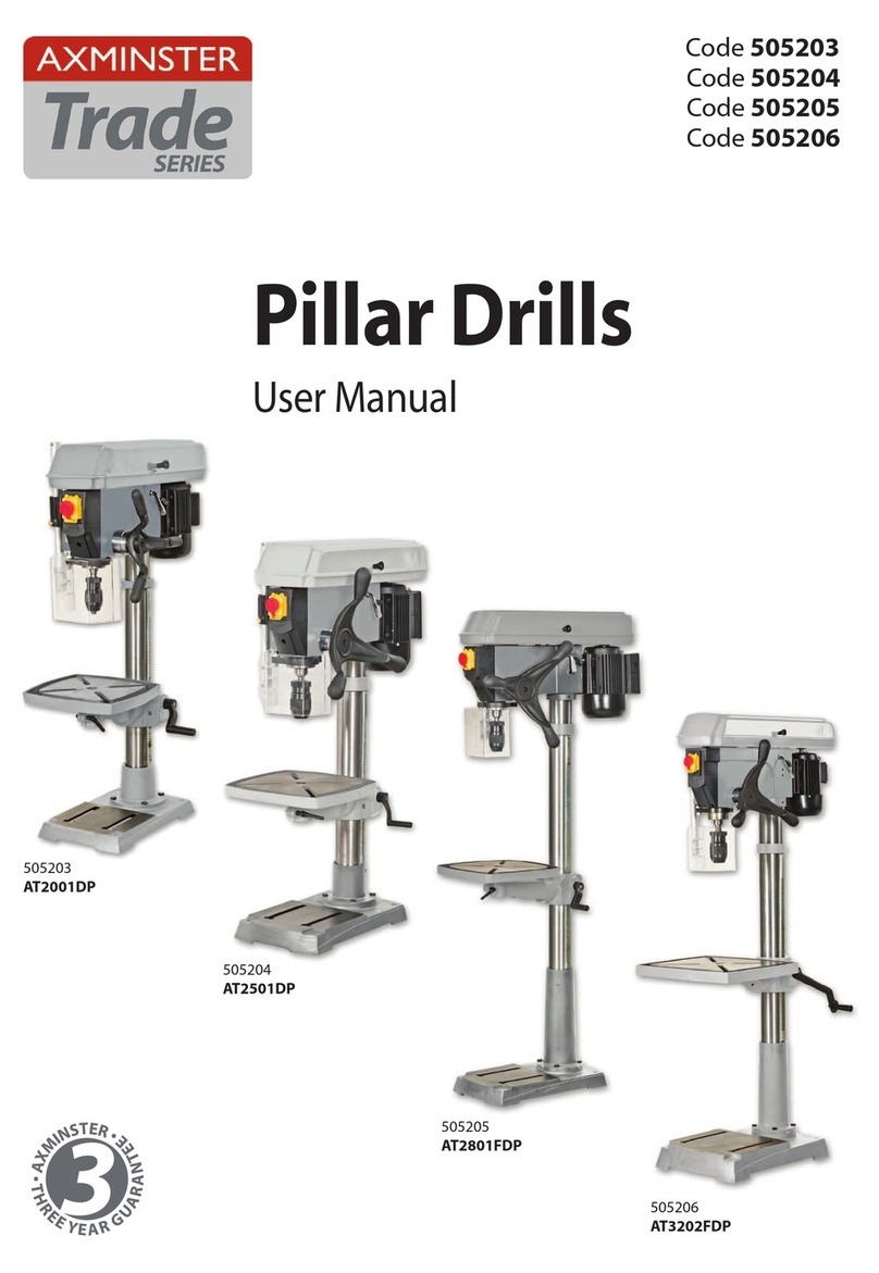 Axminster Trade AT2001DP User manual Axminster Trade AT2001DP User manual