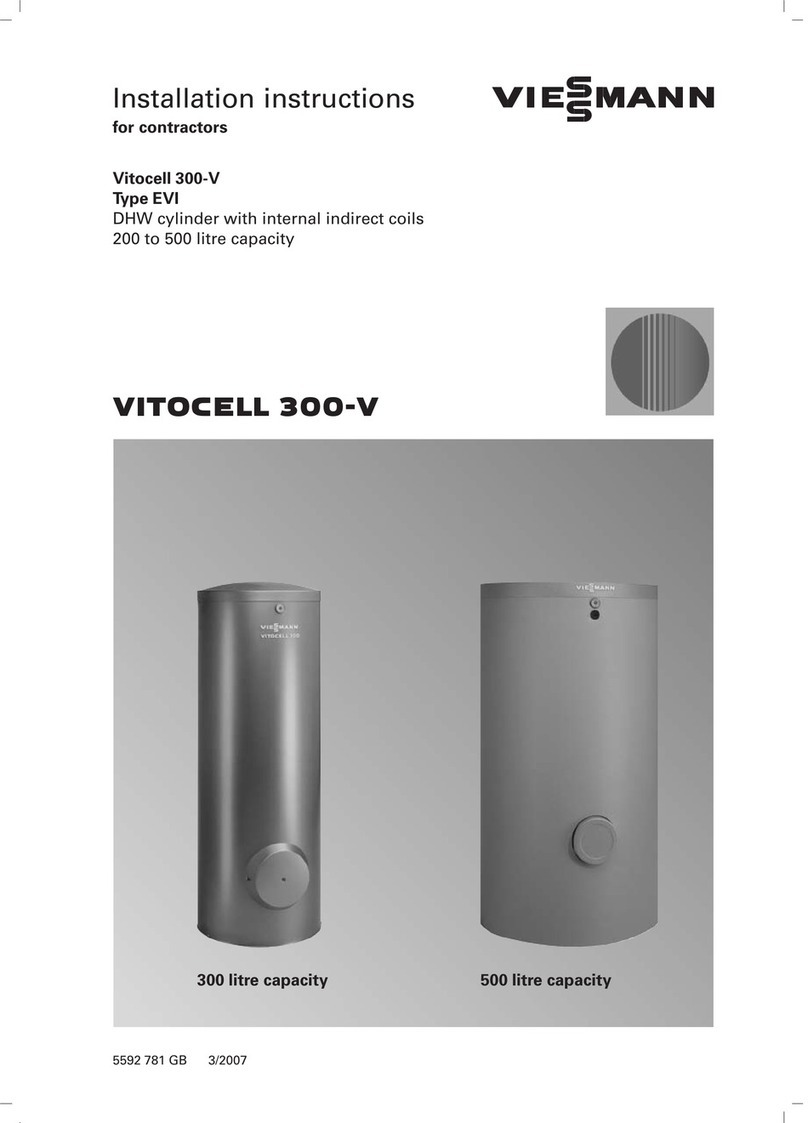 Viessmann Vitocell 300-V 300 User manual Viessmann Vitocell 300-V 300 User manual