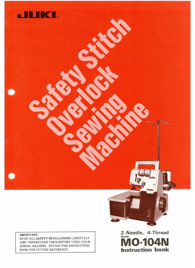 JUKI MO-104N User manual