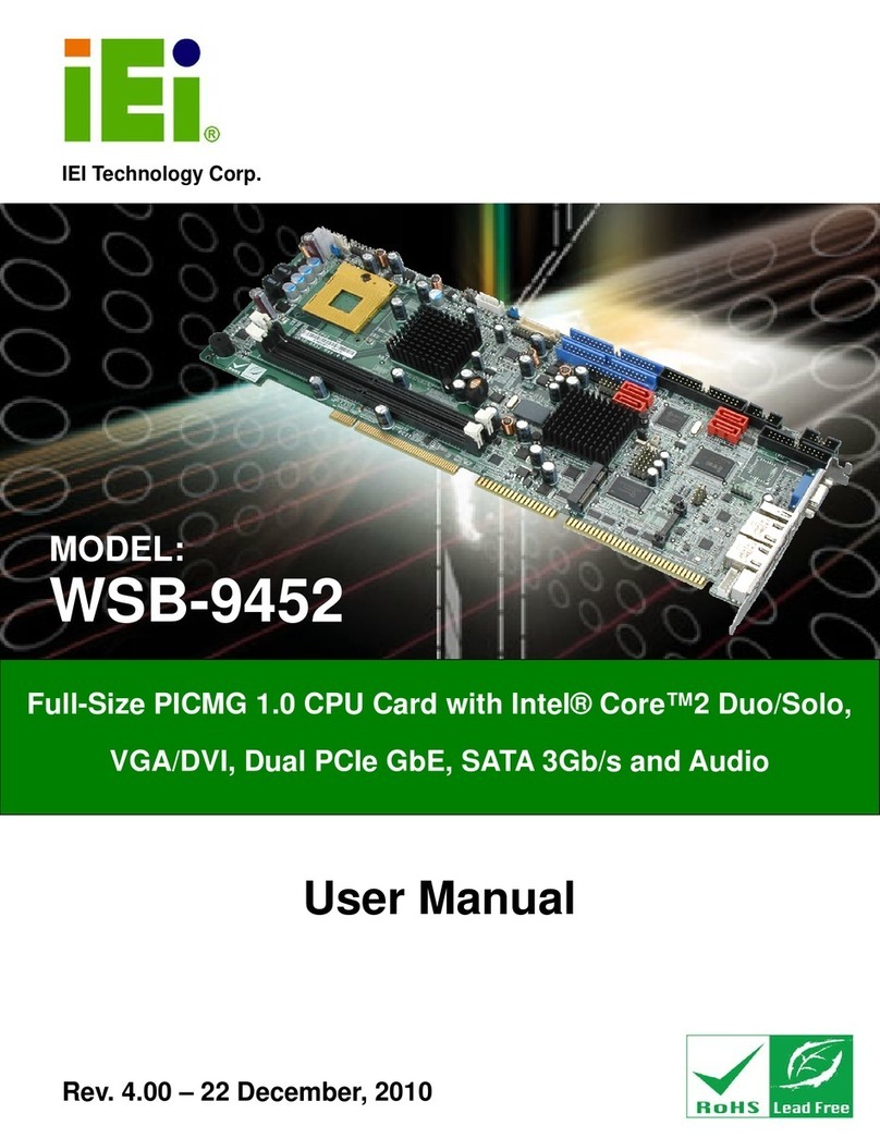 IEI Technology WSB-9452 User manual