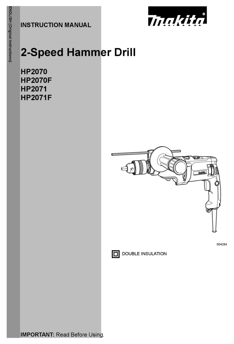 Makita HP2070 instruction manual