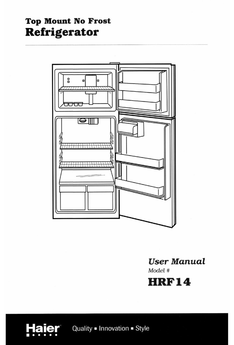 Haier HRF 14 User manual