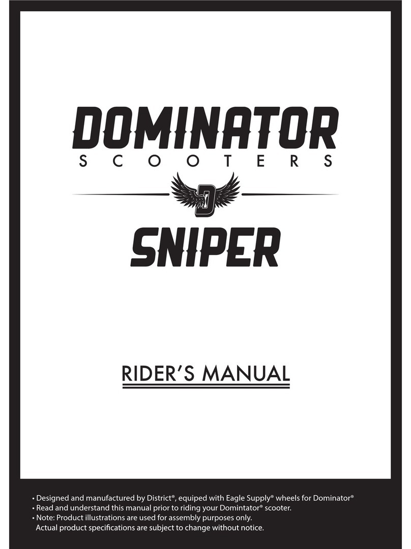 Dominator Sniper Rider's manual