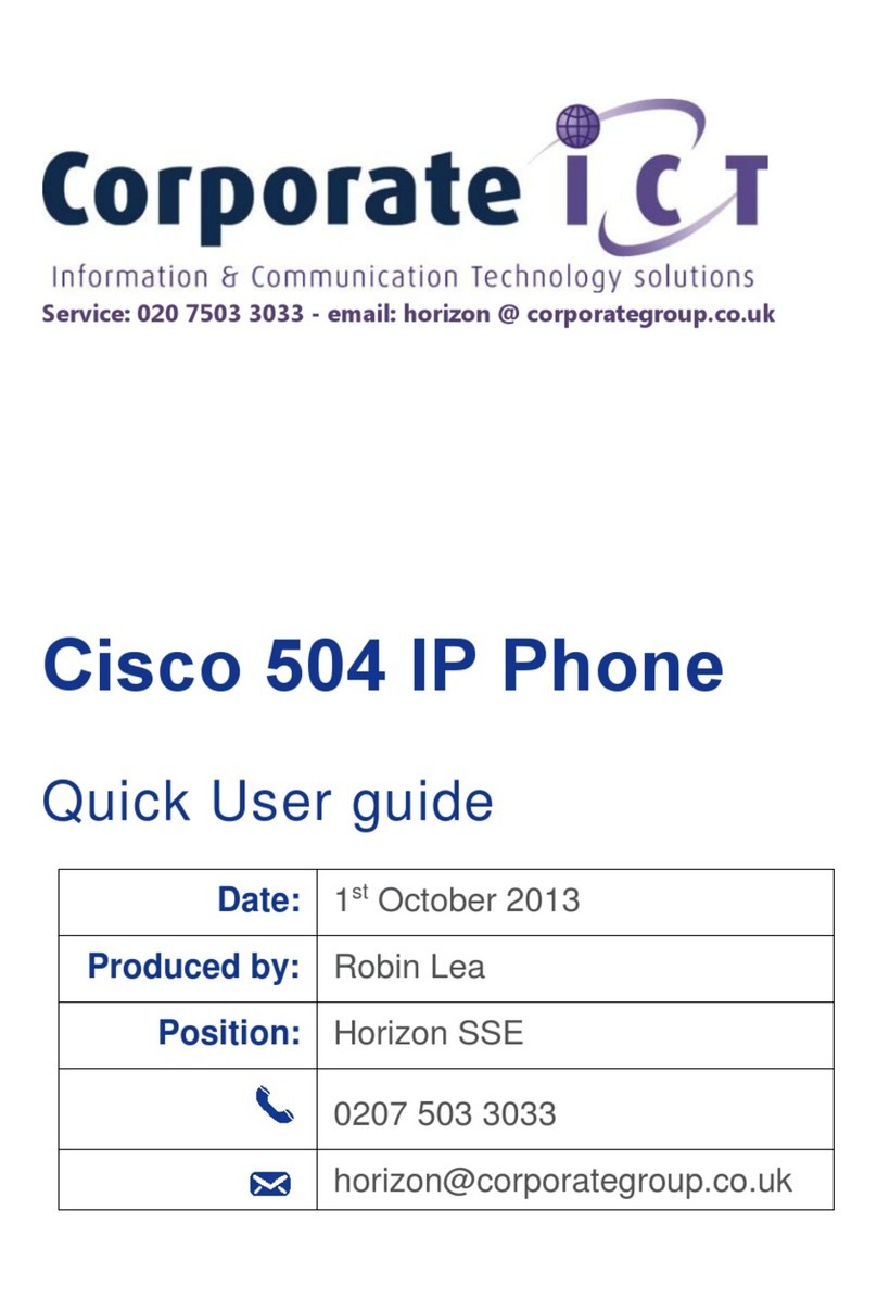 Cisco 504 Instruction manual