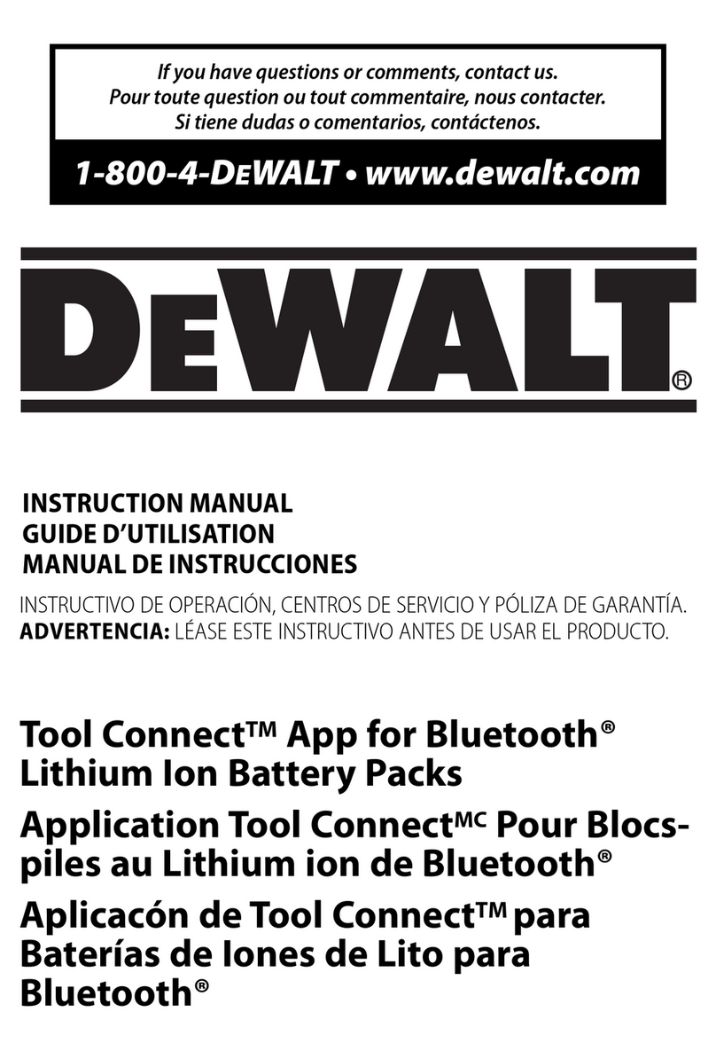 DeWalt Tool Connect instruction manual