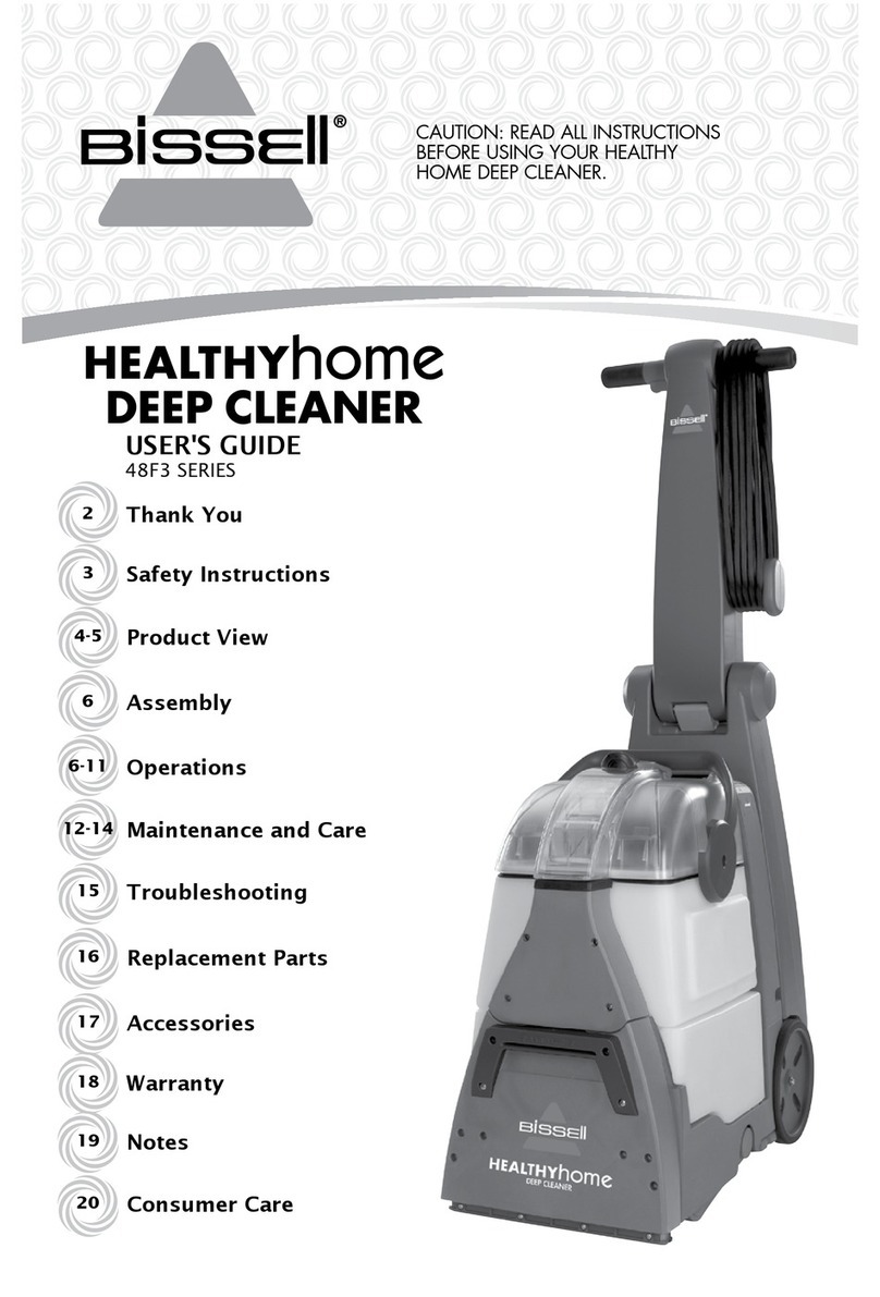 Bissell Healthyhome 48F3 SERIES user guide