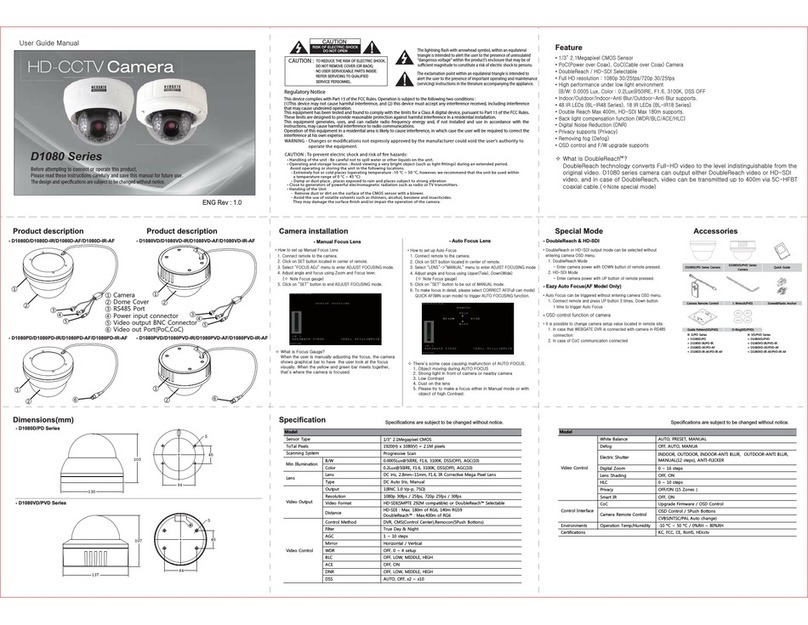 WebGate D1080VD User guide manual