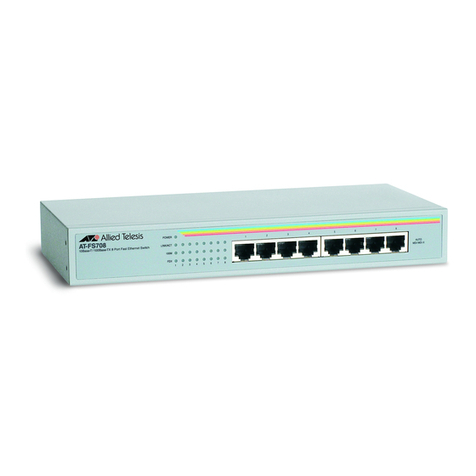 Allied Telesis AT-FS708 User manual
