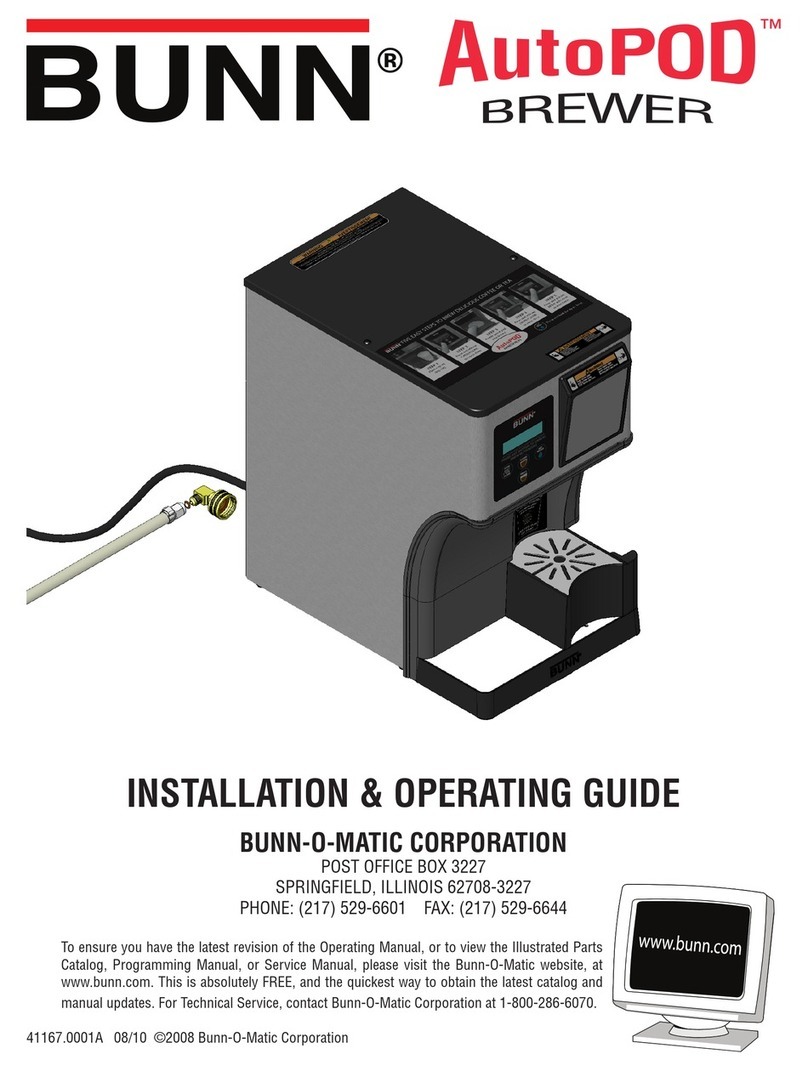 Bunn AutoPOD Troubleshooting guide