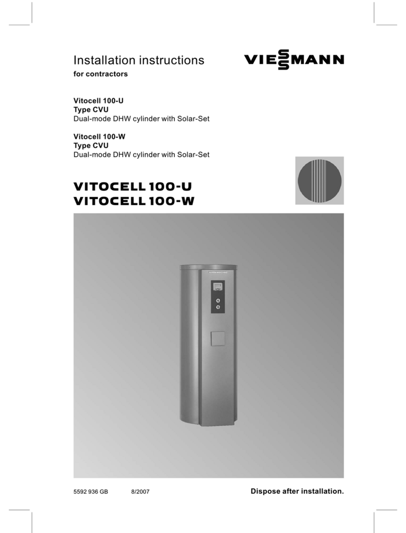 Viessmann VITOCELL 100-U installation instructions