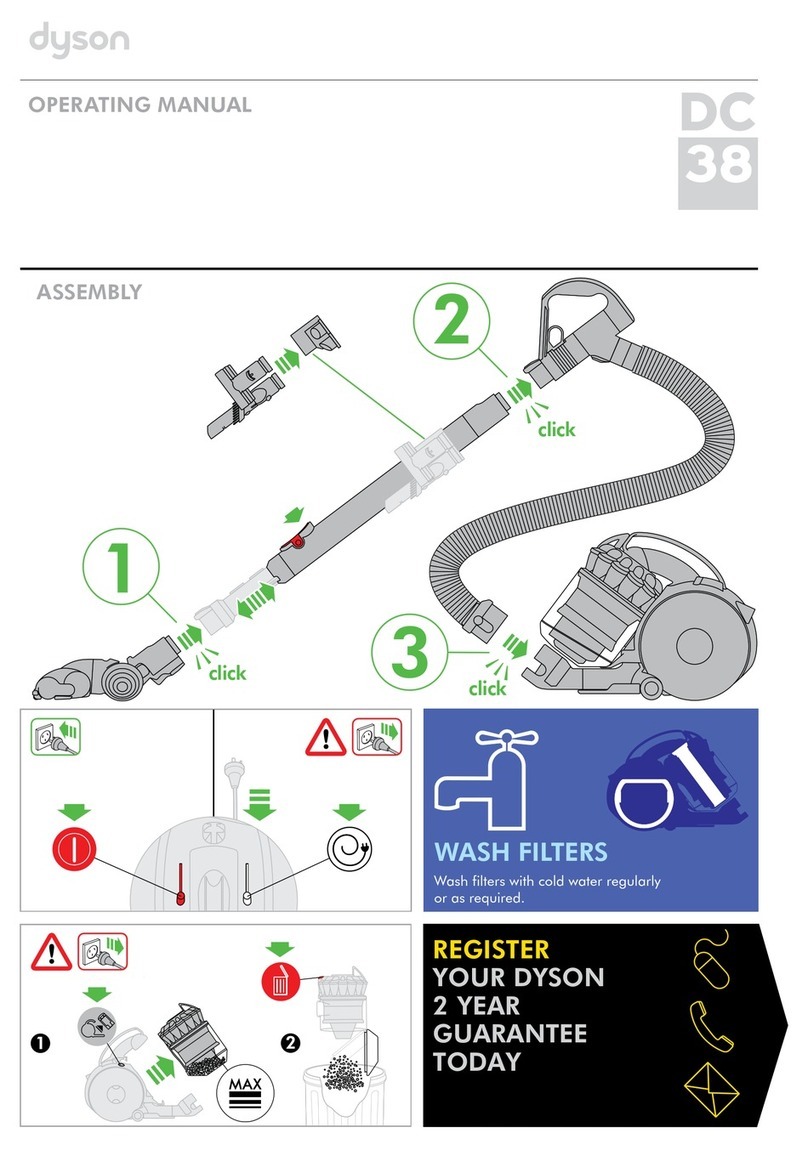 Dyson DC38 User manual Dyson DC38 User manual