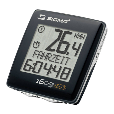 Sigma BC 1609 manual