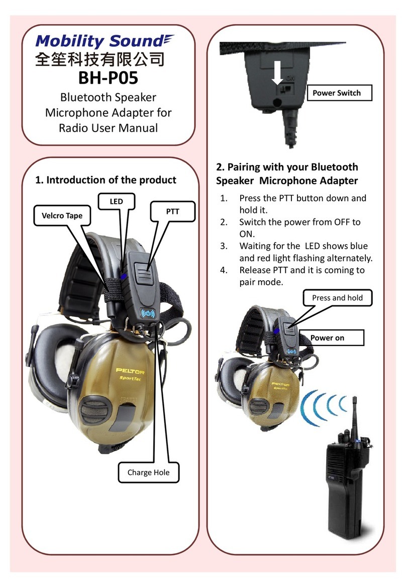 Mobility Sound BH-P05 user manual