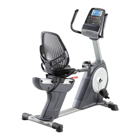 Pro-Form 4.0 RT user manual