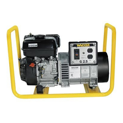 Wacker Neuson G2.5A User manual