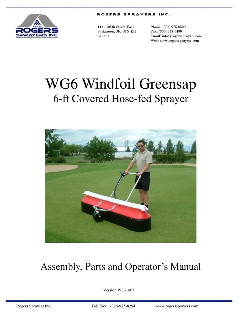Rogers WG6 Assembly, parts and operator's manual