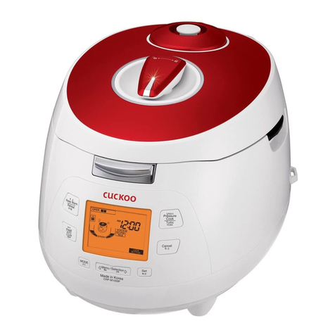 Cuckoo CRP-M1059F Series User manual