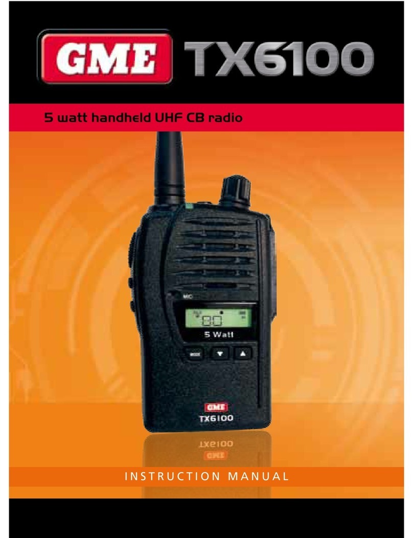 GME TX6100 User manual