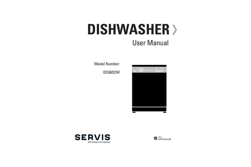 SERVIS DC6652W User manual