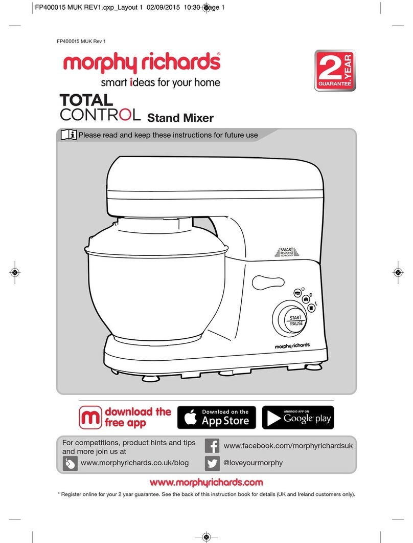 Morphy Richards Total Control user manual