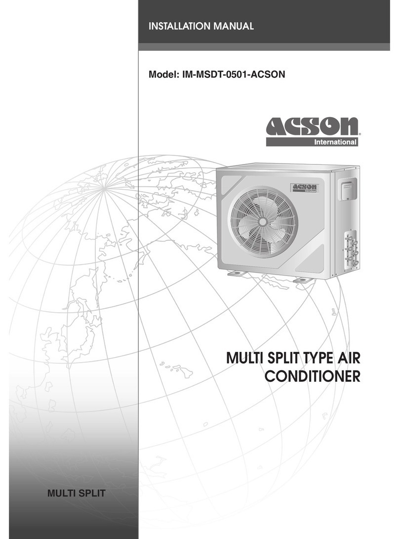 Acson IM-MSDT-0501-ACSON User manual Acson IM-MSDT-0501-ACSON User manual