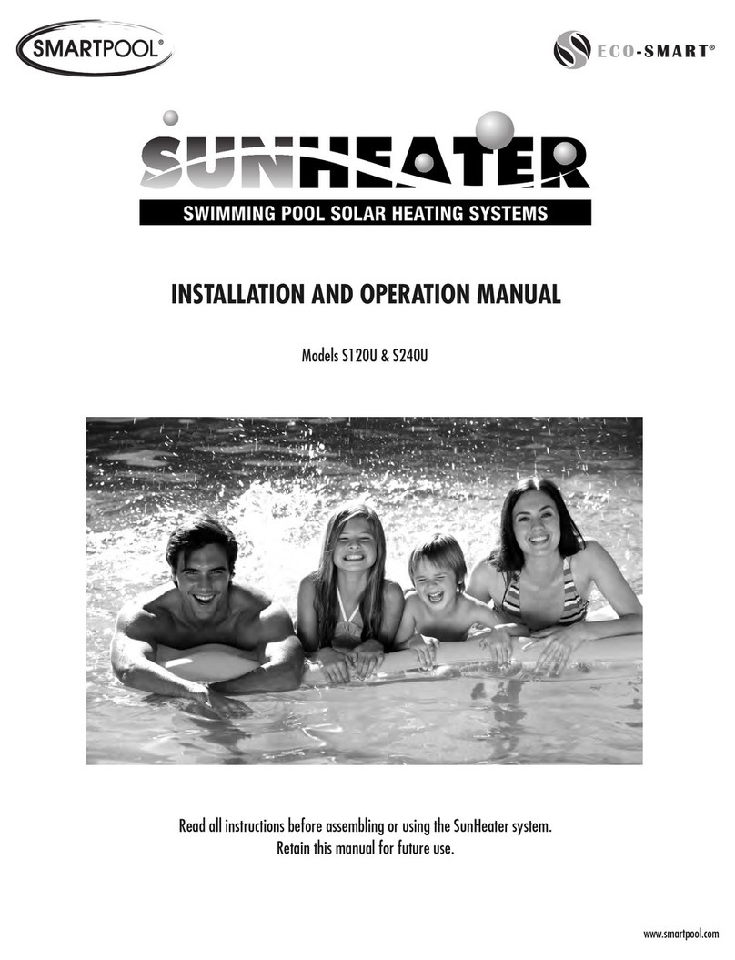 SmartPool S120U Installation and operation manual