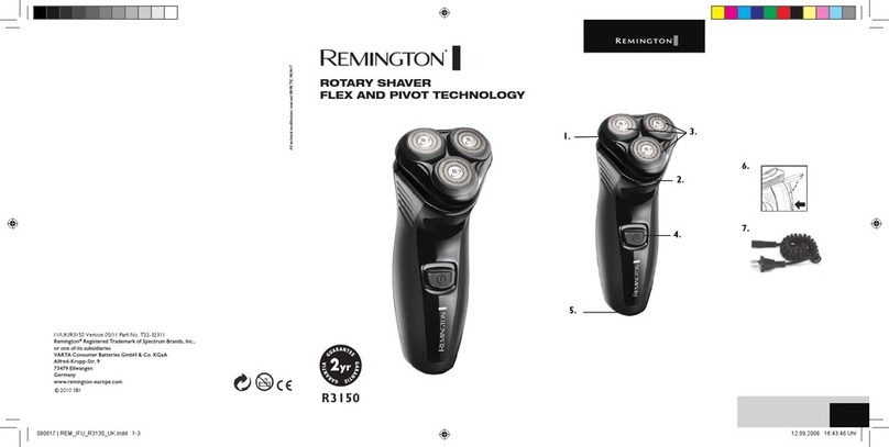 Remington Pivot & Flex R3150 User manual