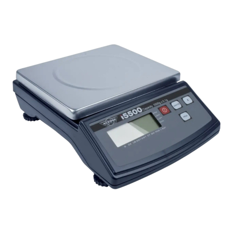 My Weigh i5500 iBalance Compact series User manual