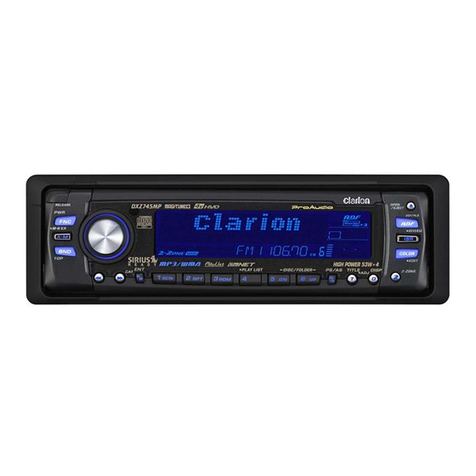 Clarion ProAudio DXZ745MP User manual